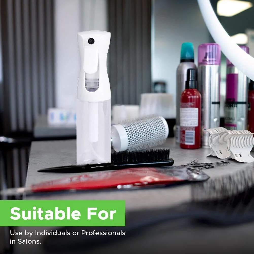 بطری اسپری مو نانو فاین میست پیوسته VIGOR PATH - محلول زیبایی و تمیز کننده قابل استفاده مجدد - ایده آل برای حالت دادن به مو و مراقبت از گیاهان - 300 میلی لیتر (بسته 2 عددی) بطری اسپری مو نانو فاین میست پیوسته VIGOR PATH - محلول زیبایی و تمیز کننده قابل استفاده مجدد - ایده آل برای حالت دادن به مو و مراقبت از گیاهان - 300 میلی لیتر (بسته 2 عددی)