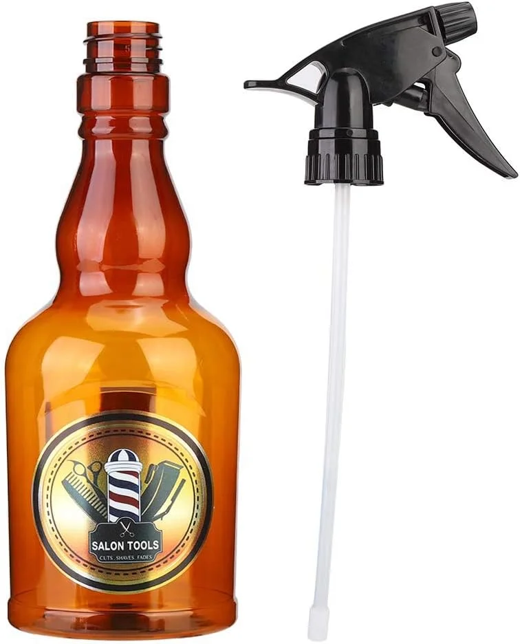 بطری اسپری آب قابل شارژ 650 میلی لیتری طرح قدیمی، ابزار مو برای آرایشگاه، بطری اسپری قابل حمل برای آرایش مو در سالن، کتری اسپری آب برای حالت دادن به مو (#4)