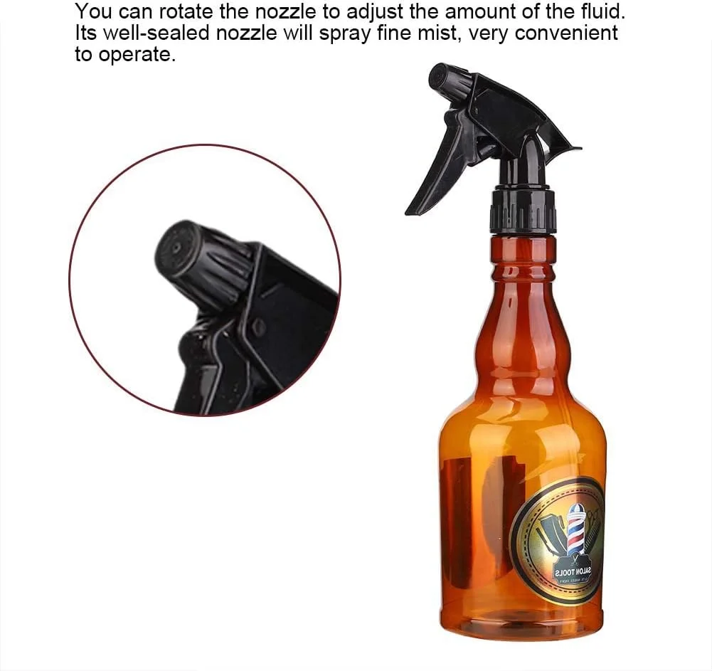 بطری اسپری آب قابل شارژ 650 میلی لیتری طرح قدیمی، ابزار مو برای آرایشگاه، بطری اسپری قابل حمل برای آرایش مو در سالن، کتری اسپری آب برای حالت دادن به مو (#4)