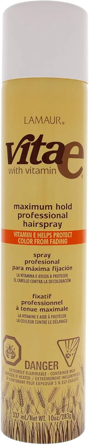 اسپری موی ویتا ای با قدرت نگهداری حداکثری، حرفه ای، 55 VOC خالص، 10 اونس اسپری موی ویتا ای با قدرت نگهداری حداکثری، حرفه ای، 55 VOC خالص، 10 اونس