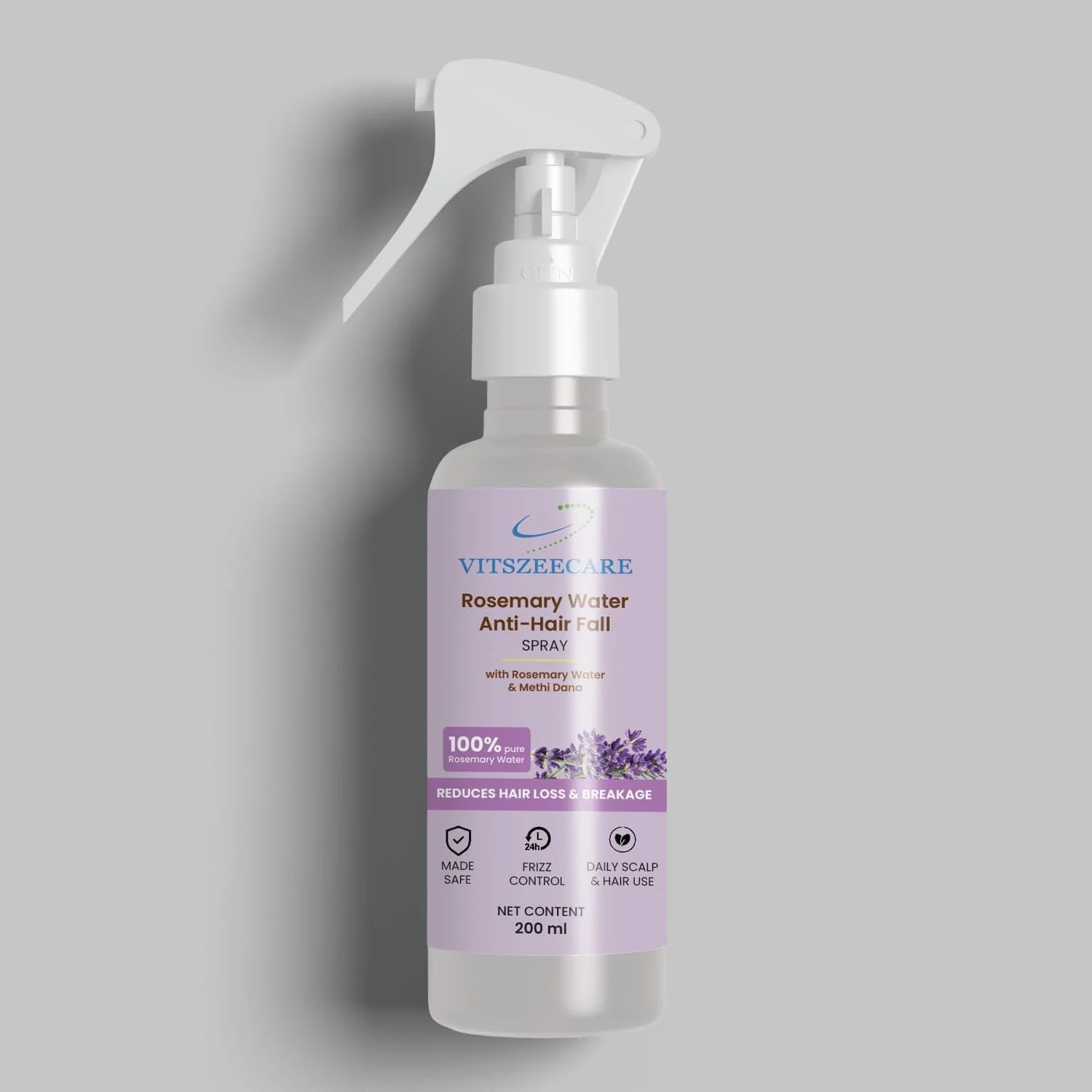 اسپری آب رزماری 200 میلی لیتر برای مو، درخشان کننده و تقویت کننده مو، مناسب برای انواع مو، آقایان و بانوان اسپری آب رزماری 200 میلی لیتر برای مو، درخشان کننده و تقویت کننده مو، مناسب برای انواع مو، آقایان و بانوان