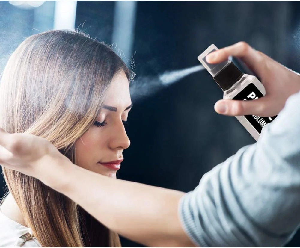 اسپری حجم دهنده مو، اسپری ضخیم کننده مو با ظاهری مات و طبیعی، اسپری حالت دهنده مو، درمان حجم دهنده و قوی برای موهای نازک و کم حجم، 100 میلی لیتر