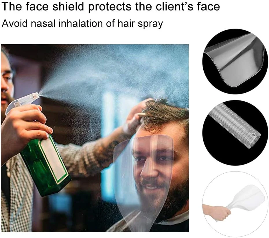 محافظ صورت، ابزار آرایشگری و حالت دهی مو، ماسک محافظ اسپری موی آرایشگاه