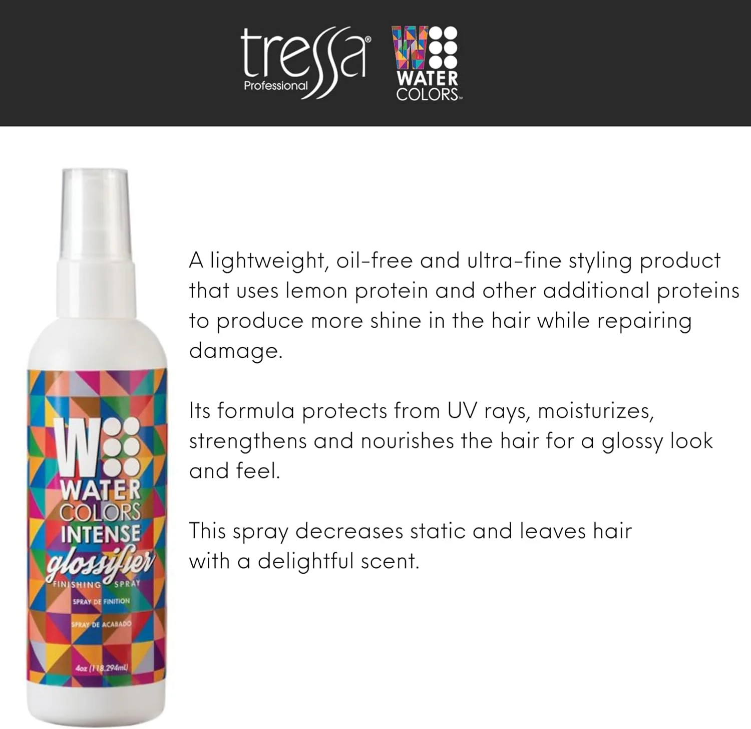 اسپری براق کننده و تثبیت کننده رنگ مو آبرنگی، 118 میلی لیتر