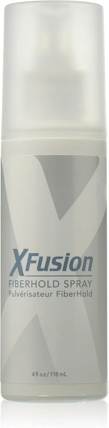 اسپری نگهدارنده فیبر مو Xfusion by Toppik، تقویت کننده اتصال بین فیبرهای سازنده مو و تارهای مو برای داشتن موهایی پرپشت تر و ضخیم تر با ظاهری طبیعی برای آقایان و بانوان، 118 میلی لیتر