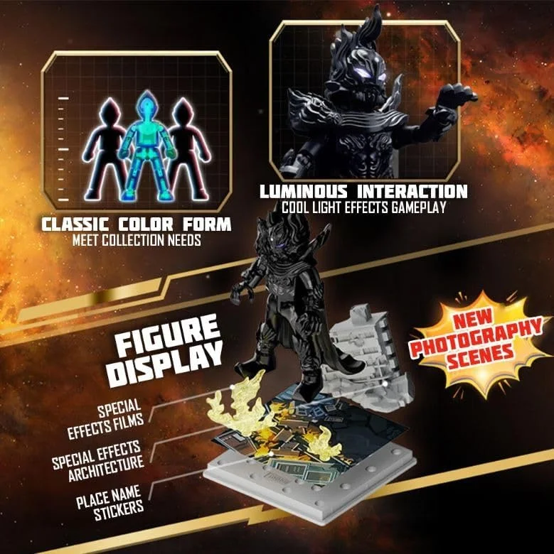 مجموعه ساختنی بلکیز آلترا من نسخه درخشان 08 | اکشن فیگور کلکسیونی ققنوس شجاع، جعبه کور اسباب بازی با سینه و چشمان نورانی | مدل دارای مجوز برای کودکان و بزرگسالان | بازی ساخت و ساز STEM مجموعه ساختنی بلکیز آلترا من نسخه درخشان 08 | اکشن فیگور کلکسیونی ققنوس شجاع، جعبه کور اسباب بازی با سینه و چشمان نورانی | مدل دارای مجوز برای کودکان و بزرگسالان | بازی ساخت و ساز STEM