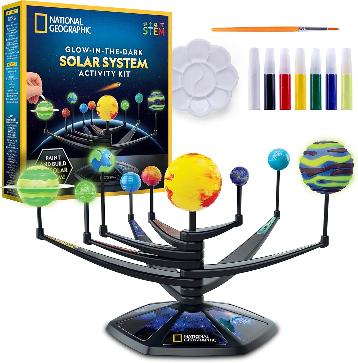 کیت فعالیت منظومه شمسی شبتاب نشنال جئوگرافیک با طرح سنگ مرمر آبی! کیت فعالیت منظومه شمسی شبتاب نشنال جئوگرافیک با طرح سنگ مرمر آبی!