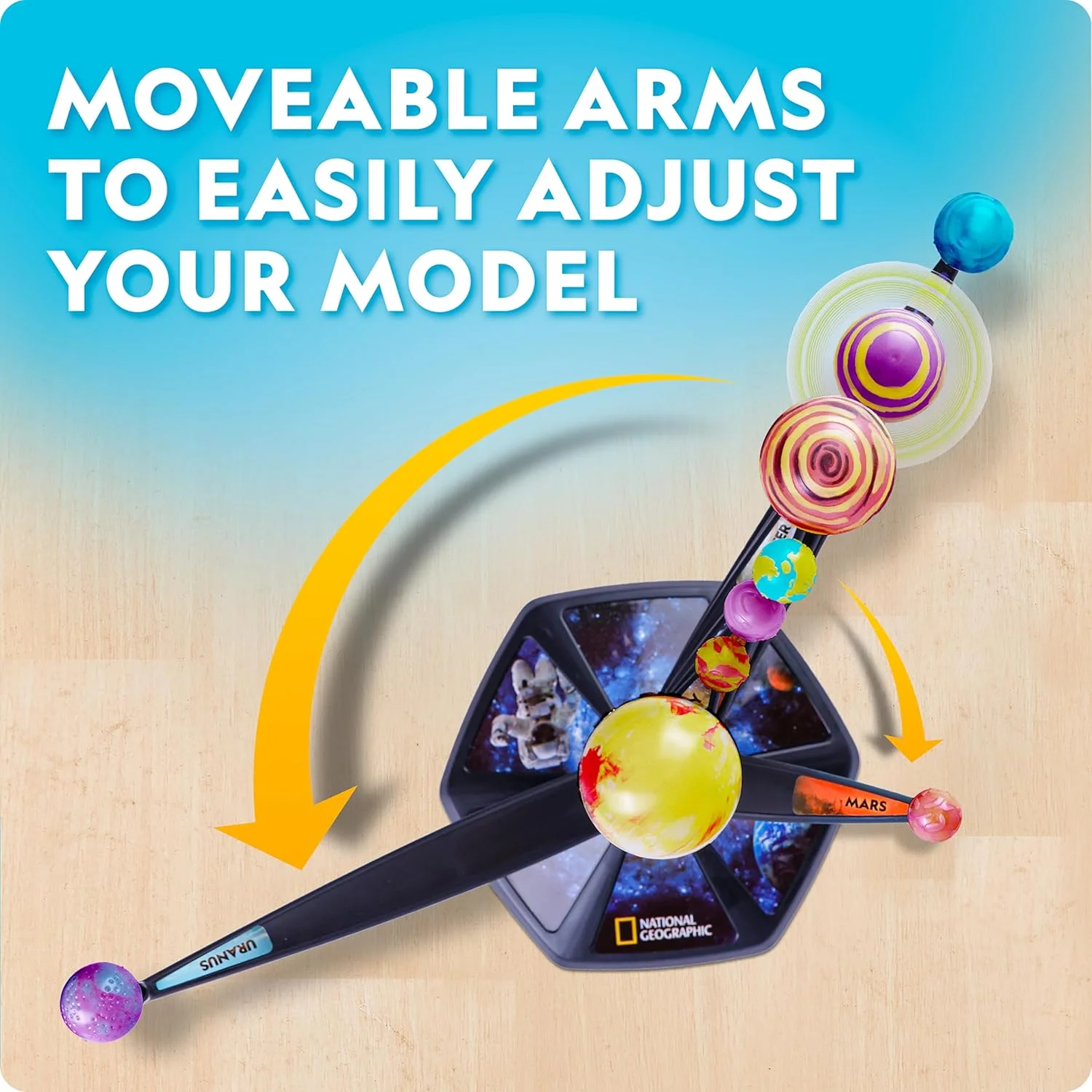 کیت فعالیت منظومه شمسی شبتاب نشنال جئوگرافیک با طرح سنگ مرمر آبی! کیت فعالیت منظومه شمسی شبتاب نشنال جئوگرافیک با طرح سنگ مرمر آبی!