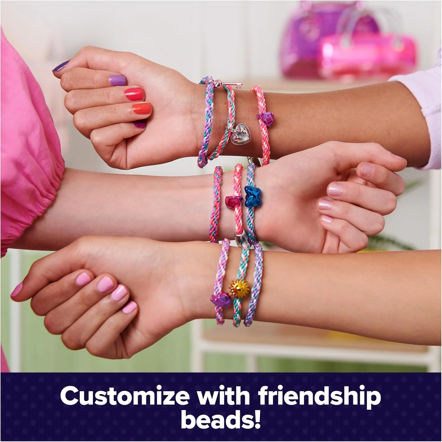 مجموعه ساخت گردنبند و دستبند دوستی Cool MAKER, KumiKreator Bead & Braider، اسباب بازی های هنری و صنایع دستی برای دختران 8 سال به بالا