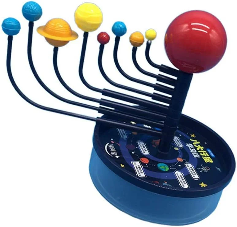 مدل منظومه شمسی DELFINO، اسباب بازی آموزشی مدل سیارات نُه گانه برای دانش آموزان، کودکان، کیت ساخت موبایل منظومه شمسی، سرگرمی علمی برای دختران و پسران، درخشان در تاریکی