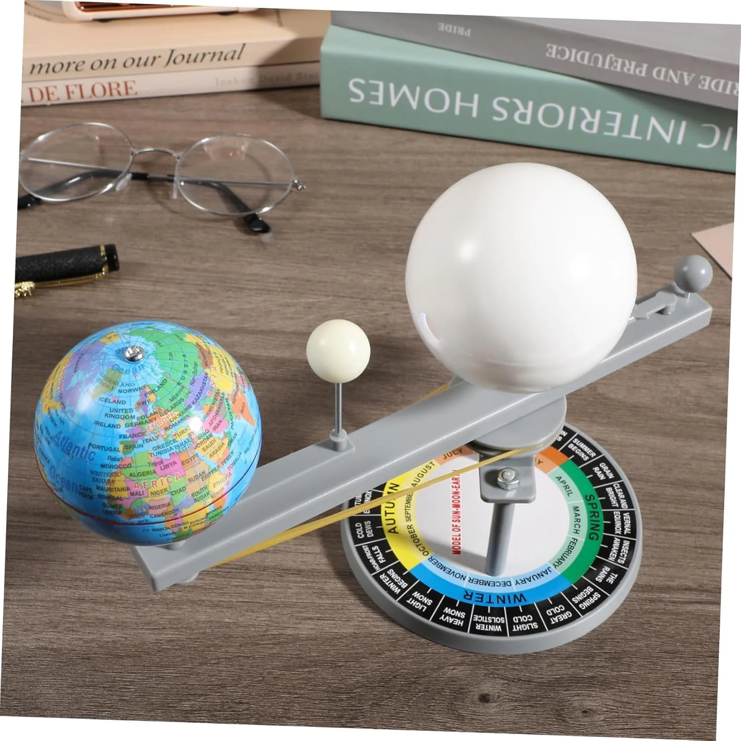 مدل مداری خورشید، زمین و ماه، کیت آموزشی منظومه شمسی با خورشید روشن شونده و طراحی چرخشی، ابزار تعاملی آموزش نجوم برای کلاس درس کودکان و یادگیری در خانه، مشکی مدل مداری خورشید، زمین و ماه، کیت آموزشی منظومه شمسی با خورشید روشن شونده و طراحی چرخشی، ابزار تعاملی آموزش نجوم برای کلاس درس کودکان و یادگیری در خانه، مشکی