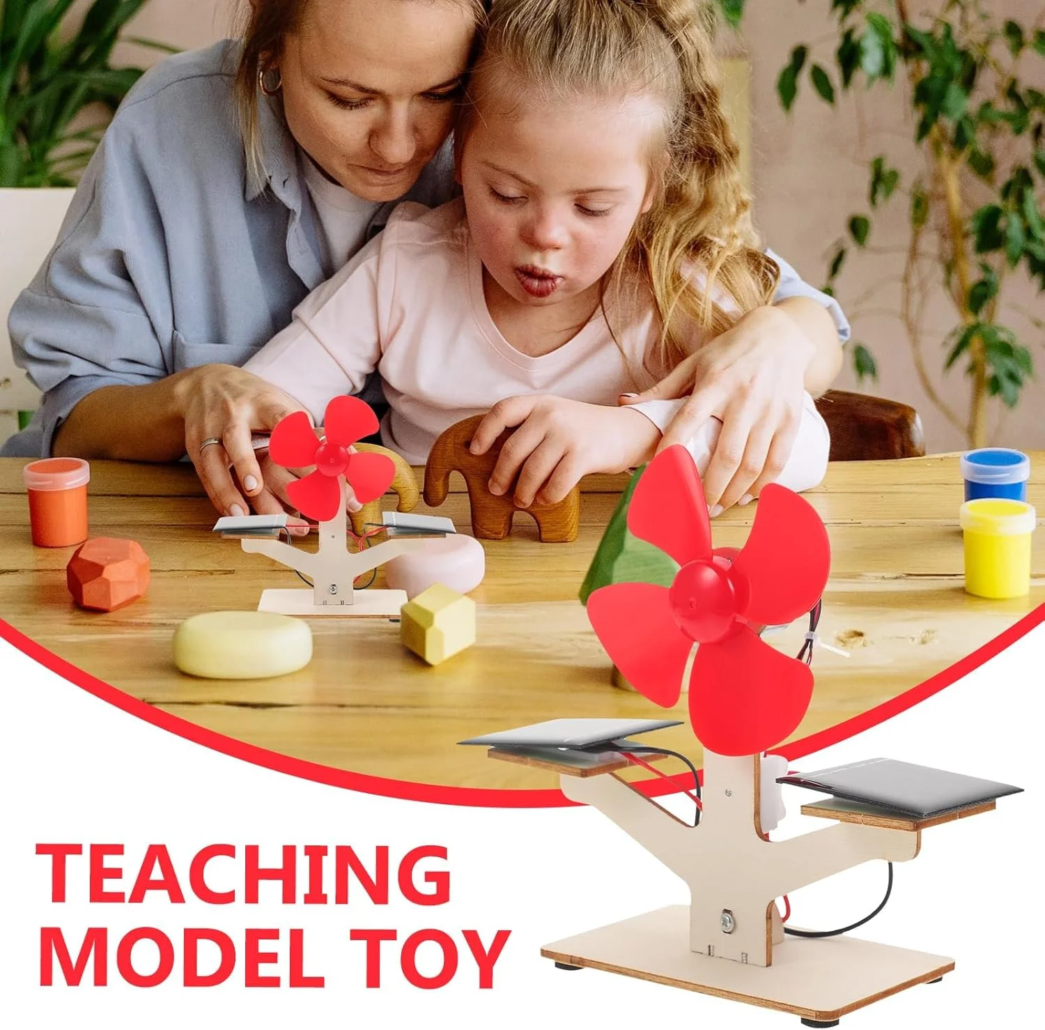 الکترودون پنکه خورشیدی تولید برق آزمایش علمی، مونتاژ آموزشی اسباب بازی پنکه خورشیدی DIY کودکان الکترودون پنکه خورشیدی تولید برق آزمایش علمی، مونتاژ آموزشی اسباب بازی پنکه خورشیدی DIY کودکان