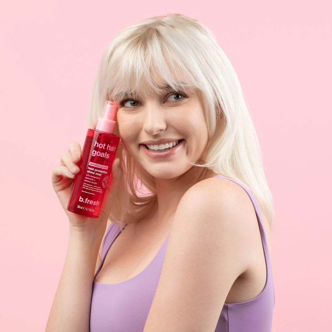 B.TAN B.Fresh Hot Hair Goals اسپری محافظت از حرارت و درخشان کننده مو