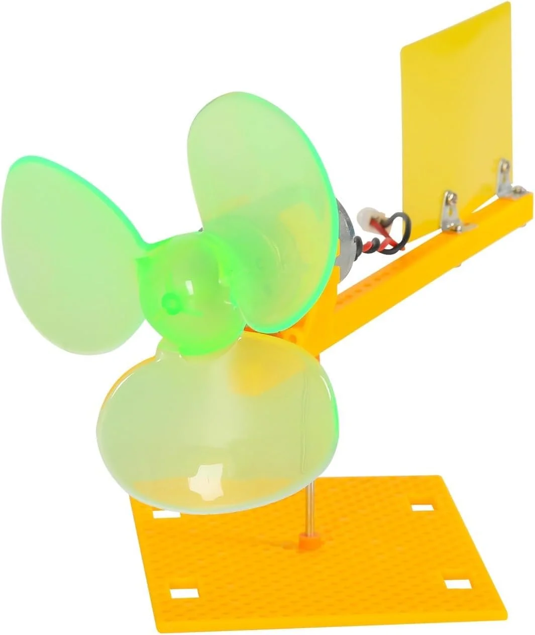 ژنراتور بادی، توربین بادی اسباب بازی فن، مدل کیت آزمایش علمی آموزش میکرو موتور DC با تیغه و نگهدارنده برای پروژه های کوچک برق DIY ژنراتور بادی، توربین بادی اسباب بازی فن، مدل کیت آزمایش علمی آموزش میکرو موتور DC با تیغه و نگهدارنده برای پروژه های کوچک برق DIY