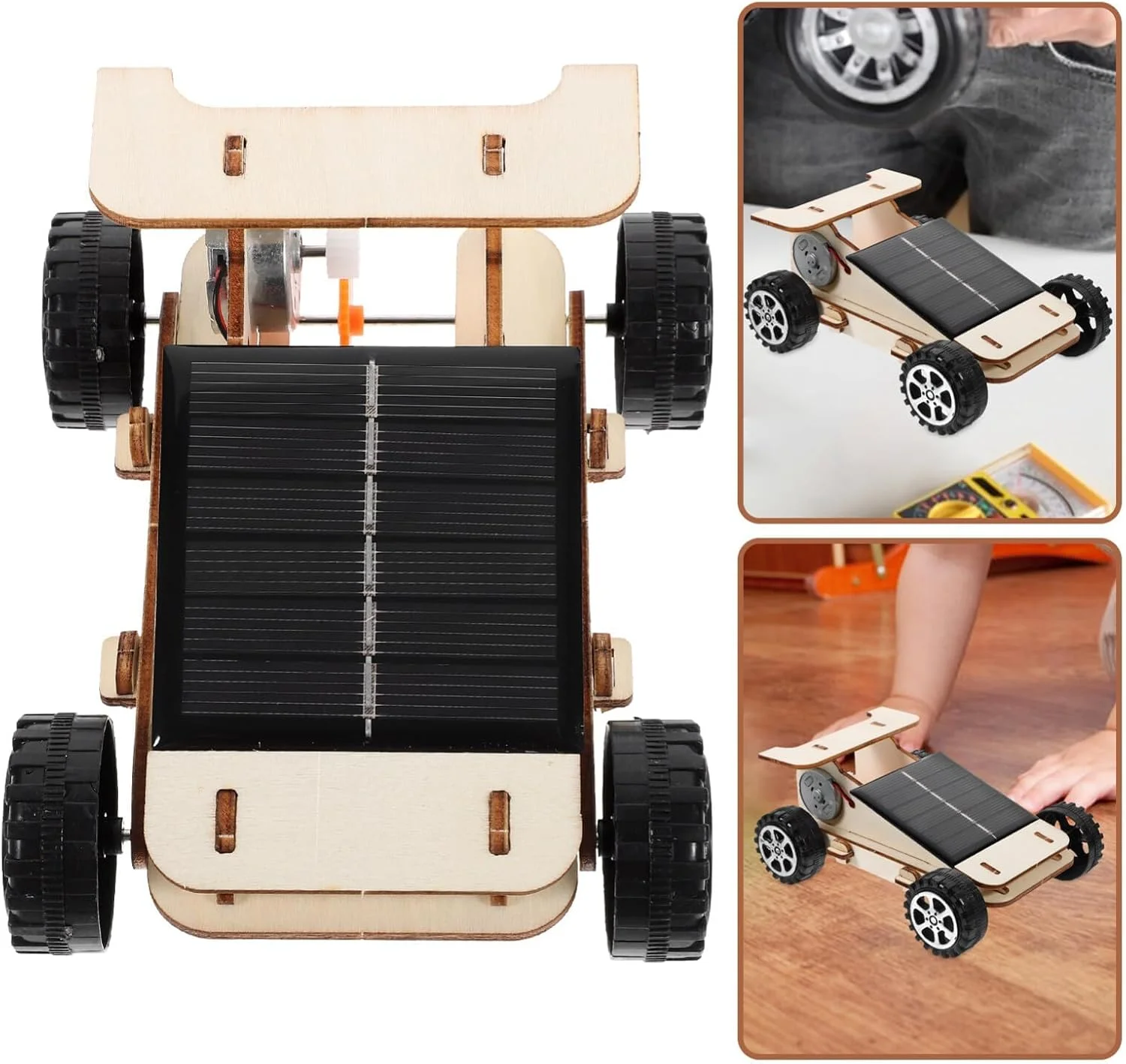 یک ست مجموعه آزمایش های علمی 2 در 1 برای کودکان، پروژه های خانگی، ساخت DIY، مدل ماشین خورشیدی، پازل های سه بعدی، مجموعه موتور چوبی، مونتاژ، اسباب بازی هدیه برای پسران یک ست مجموعه آزمایش های علمی 2 در 1 برای کودکان، پروژه های خانگی، ساخت DIY، مدل ماشین خورشیدی، پازل های سه بعدی، مجموعه موتور چوبی، مونتاژ، اسباب بازی هدیه برای پسران
