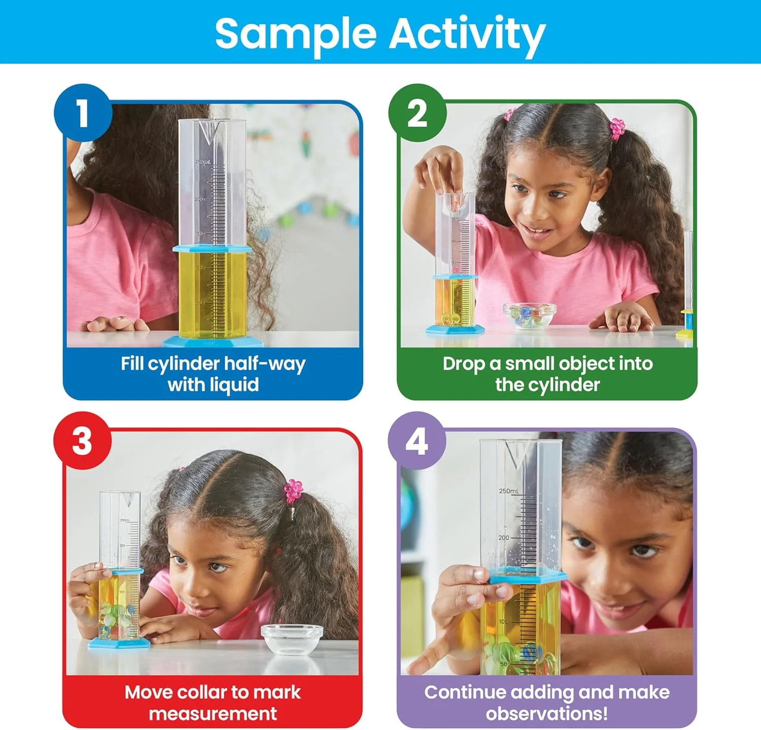 مجموعه استوانه مدرج علوم پایه hand2mind، مناسب برای سنین 3 سال به بالا، تجهیزات آزمایشگاه علوم برای کودکان، اسباب بازی های اندازه گیری برای کودکان، کیت های علوم آموزشی، لوازم علوم مدرسه مجموعه استوانه مدرج علوم پایه hand2mind، مناسب برای سنین 3 سال به بالا، تجهیزات آزمایشگاه علوم برای کودکان، اسباب بازی های اندازه گیری برای کودکان، کیت های علوم آموزشی، لوازم علوم مدرسه