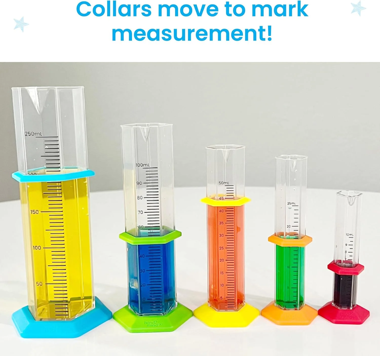 مجموعه استوانه مدرج علوم پایه hand2mind، مناسب برای سنین 3 سال به بالا، تجهیزات آزمایشگاهی علوم برای کودکان، اسباب بازی های اندازه گیری برای کودکان، کیت های علوم آموزشی، لوازم علوم مدرسه مجموعه استوانه مدرج علوم پایه hand2mind، مناسب برای سنین 3 سال به بالا، تجهیزات آزمایشگاهی علوم برای کودکان، اسباب بازی های اندازه گیری برای کودکان، کیت های علوم آموزشی، لوازم علوم مدرسه