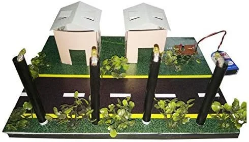 پروژه علمی فیزیک چراغ خیابانی اتوماتیک - مدل آموزشی با چراغ LED