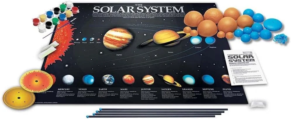 مجموعه ساخت منظومه شمسی متحرک سه بعدی 4M کینزل HCM (چند رنگ) مجموعه ساخت منظومه شمسی متحرک سه بعدی 4M کینزل HCM (چند رنگ)