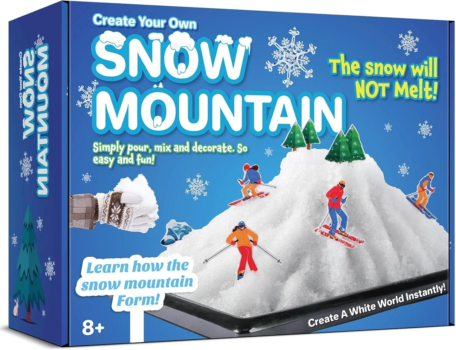 کیت علمی کوه برفی برای کودکان، برف فوری که هرگز آب نمی شود، آموزش و تزئین، اسباب بازی فعالیت خلاقانه استم برای سنین 8 سال به بالا، کیت برف مصنوعی، فعالیت های کودکان، کاردستی و هنرهای DIY کیت علمی کوه برفی برای کودکان، برف فوری که هرگز آب نمی شود، آموزش و تزئین، اسباب بازی فعالیت خلاقانه استم برای سنین 8 سال به بالا، کیت برف مصنوعی، فعالیت های کودکان، کاردستی و هنرهای DIY