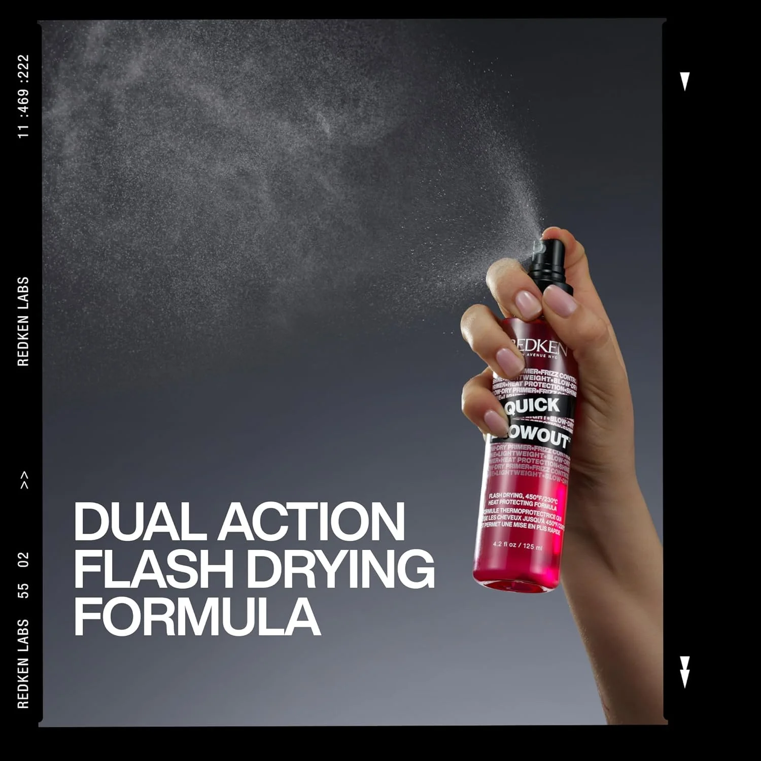 اسپری حالت دهنده موی رِدکِن مدل Thermal Spray 22 با قدرت نگهداری بالا و محافظت در برابر حرارت | 125 میلی لیتر