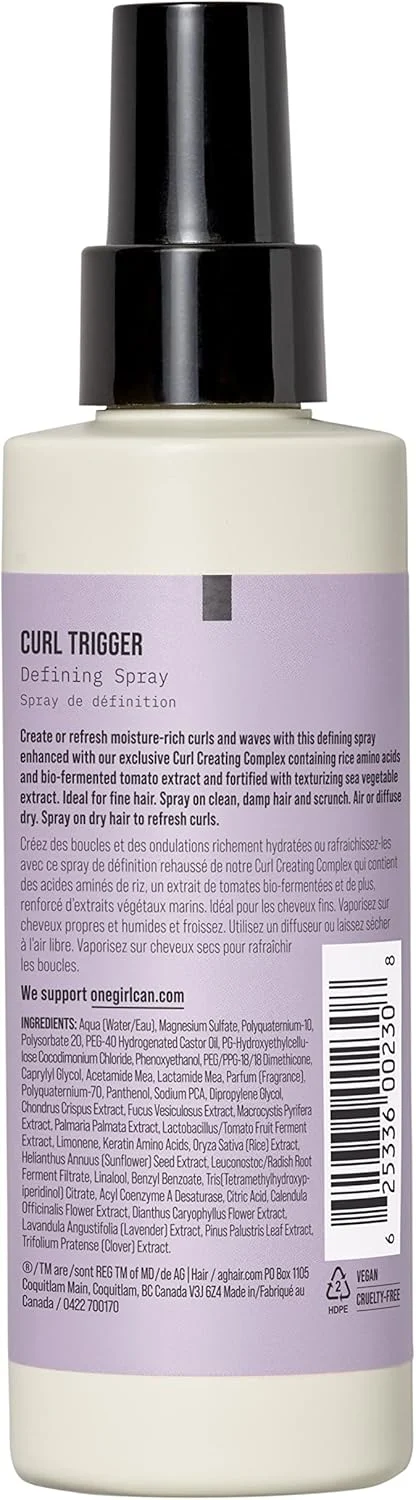 اسپری بافت دهنده مو ای جی کر، ایجاد کننده بافت موج دار، 160 میلی لیتر اسپری بافت دهنده مو ای جی کر، ایجاد کننده بافت موج دار، 160 میلی لیتر