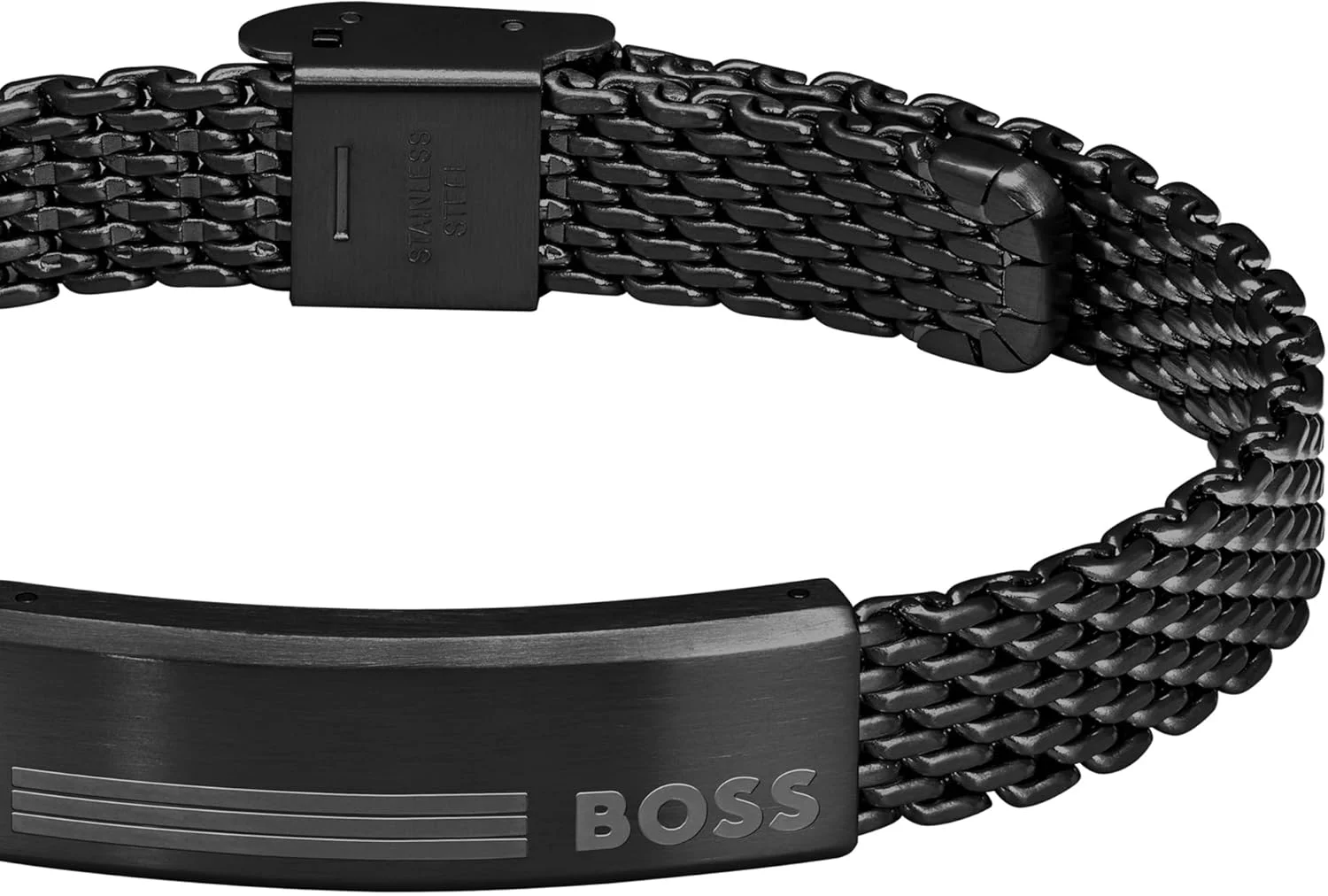 دستبند مردانه استیل مشکی با روکش یونی آلن باس دستبند مردانه استیل مشکی با روکش یونی آلن باس