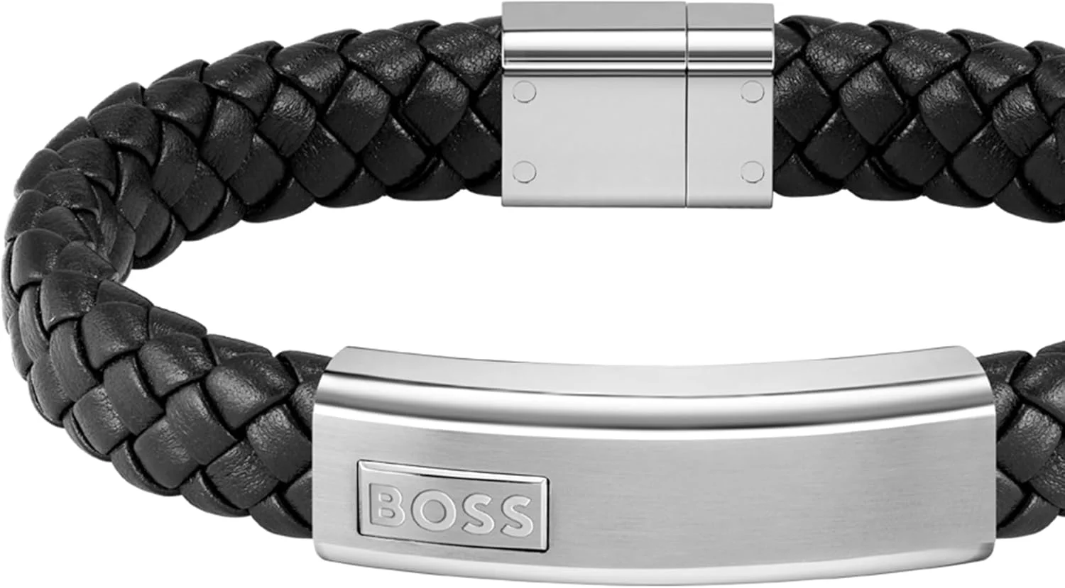 دستبند مردانه مجموعه LANDER از BOSS Jewelry، موجود در رنگ های مشکی یا آبی دستبند مردانه مجموعه LANDER از BOSS Jewelry، موجود در رنگ های مشکی یا آبی