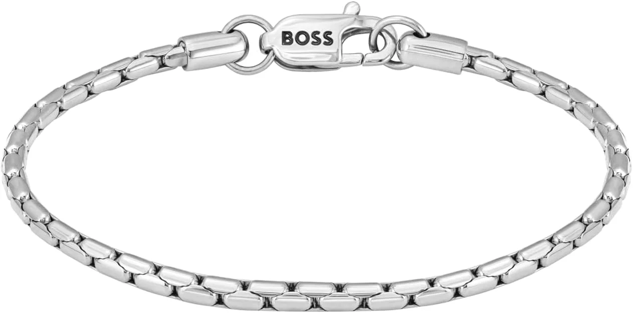 گردنبند یا دستبند استیل مردانه طرح زنجیری مجموعه ایوان