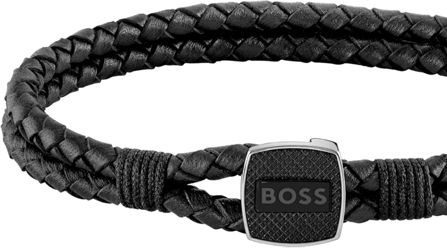 دستبند مردانه کالکشن SEAL از BOSS Jewelry، موجود در رنگ های مشکی یا قهوه ای دستبند مردانه کالکشن SEAL از BOSS Jewelry، موجود در رنگ های مشکی یا قهوه ای