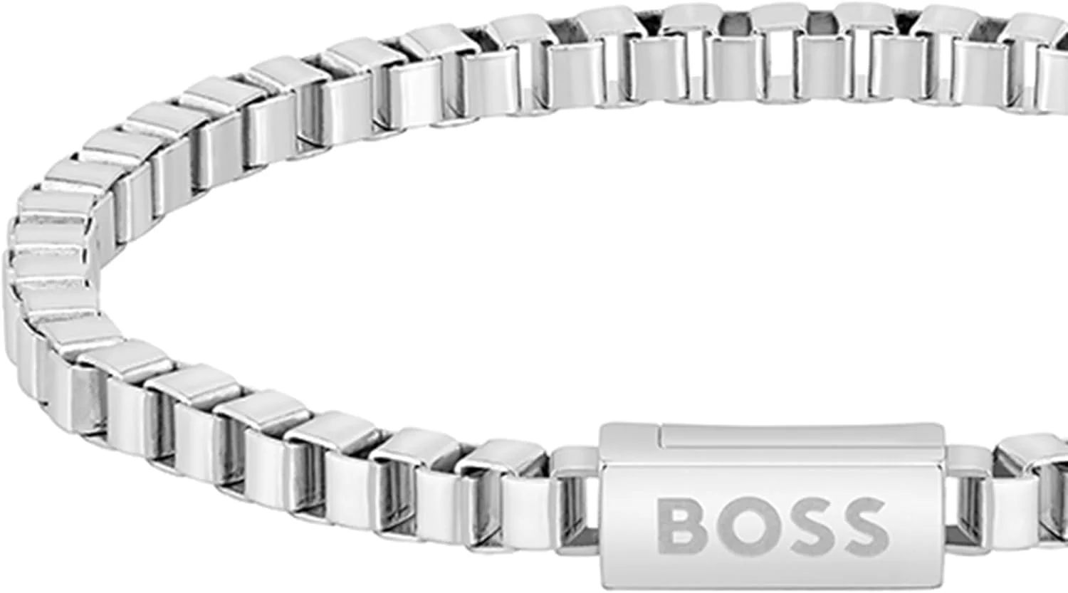 دستبند زنجیری مردانه هوگو باس مدل CHAIN FOR HIM - 1580288 دستبند زنجیری مردانه هوگو باس مدل CHAIN FOR HIM - 1580288