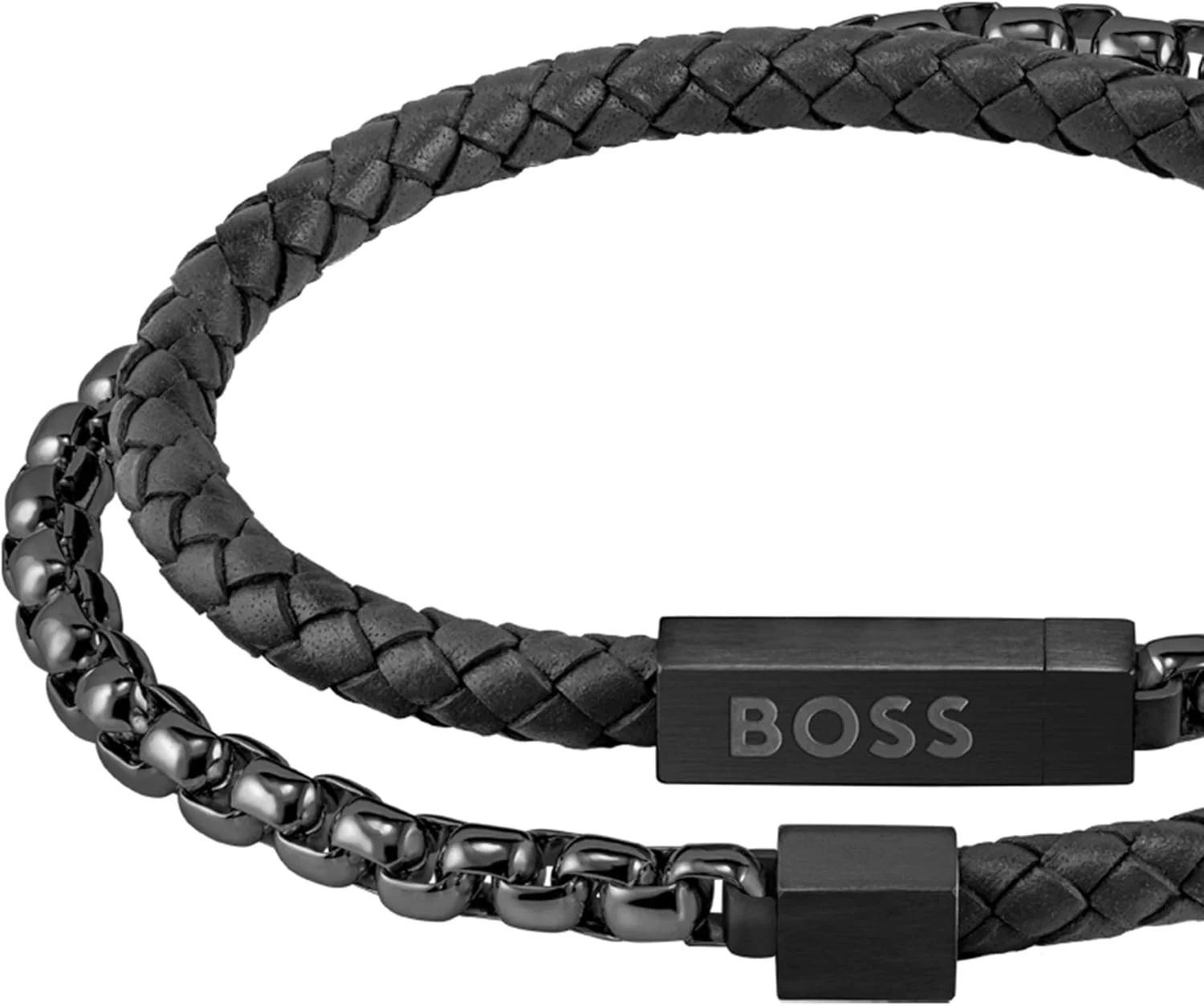 دستبند چرمی مردانه BOSS Jewelry مدل Blended Collection