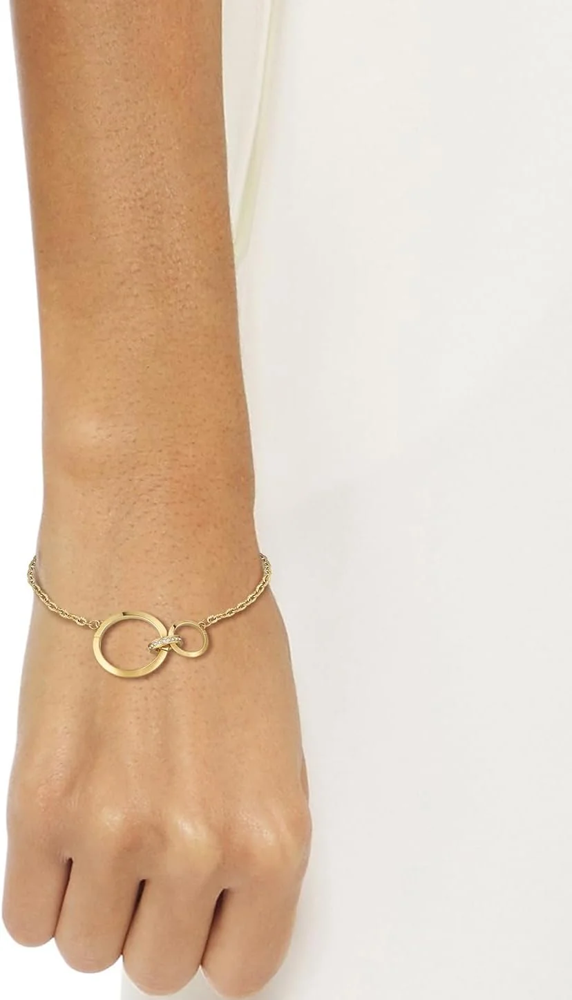 دستبند زنجیری زنانه هوگو باس با روکش یونیزه استیل و کریستال - 1580273 دستبند زنجیری زنانه هوگو باس با روکش یونیزه استیل و کریستال - 1580273