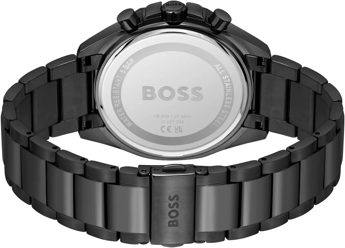 ساعت مچی مردانه کرنوگراف کوارتز BOSS Cloud - نوآورانه - مقاوم در برابر آب - دارای عملکرد تاریخ ساعت مچی مردانه کرنوگراف کوارتز BOSS Cloud - نوآورانه - مقاوم در برابر آب - دارای عملکرد تاریخ