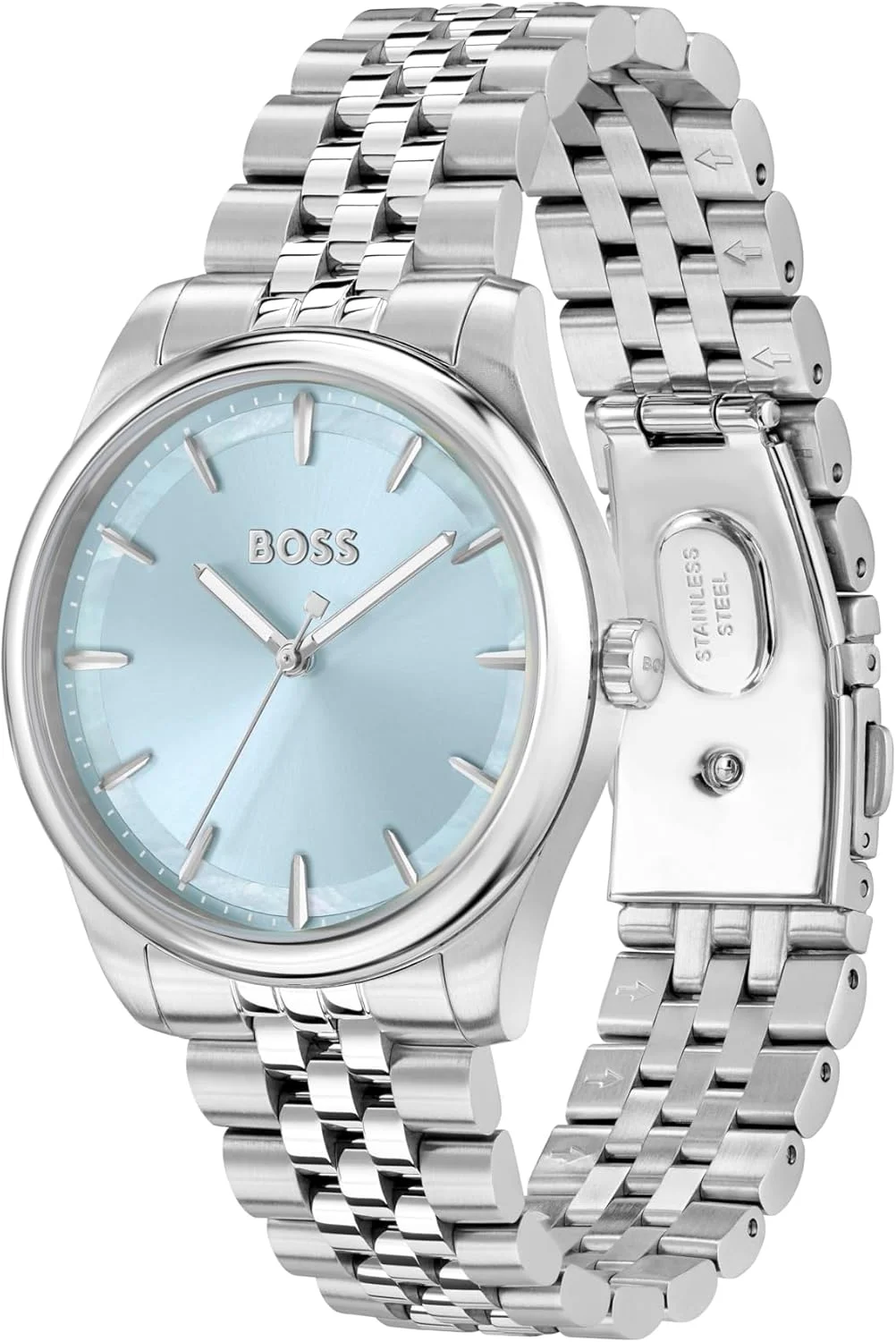 ساعت مچی زنانه BOSS Graceful، کوارتز 3H، استیل ضد زنگ، مقاوم در برابر آب 3ATM/30m - ساعتی مدرن و ظریف - هدیه برای بانوان، 36 میلی متر