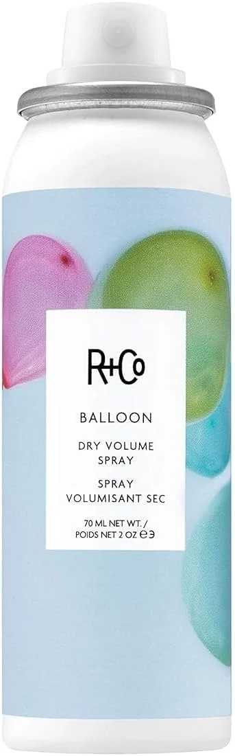 اسپری حجم دهنده مو R+Co Balloon Dry Travel | سبک، حجم دهنده بادوام + بافت قابل لمس | وگان + بدون تست حیوانی | 2 اونس (بسته بندی ممکن است متفاوت باشد) اسپری حجم دهنده مو R+Co Balloon Dry Travel | سبک، حجم دهنده بادوام + بافت قابل لمس | وگان + بدون تست حیوانی | 2 اونس (بسته بندی ممکن است متفاوت باشد)