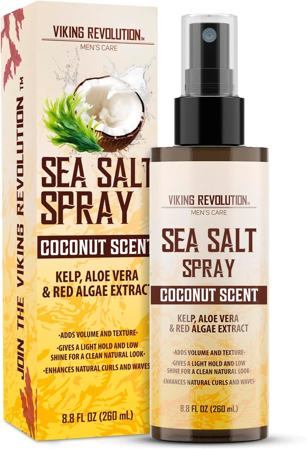 اسپری نمک دریایی نارگیل برای موی آقایان - اسپری بافت دهنده مو با عصاره جلبک دریایی، آلوئه ورا و جلبک قرمز - اسپری موج دار کننده برای افزایش حجم و بافت مو - اسپری نمک دریایی برای آقایان اسپری نمک دریایی نارگیل برای موی آقایان - اسپری بافت دهنده مو با عصاره جلبک دریایی، آلوئه ورا و جلبک قرمز - اسپری موج دار کننده برای افزایش حجم و بافت مو - اسپری نمک دریایی برای آقایان