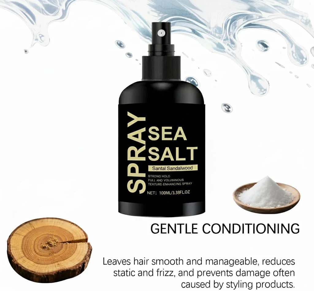 اسپری نمک دریا برای آقایان - ایجاد بافت در مو و حالت موج دار | افزایش حجم و ایجاد بافت ساحلی - ایده آل برای مدل موهای ساحلی اسپری نمک دریا برای آقایان - ایجاد بافت در مو و حالت موج دار | افزایش حجم و ایجاد بافت ساحلی - ایده آل برای مدل موهای ساحلی