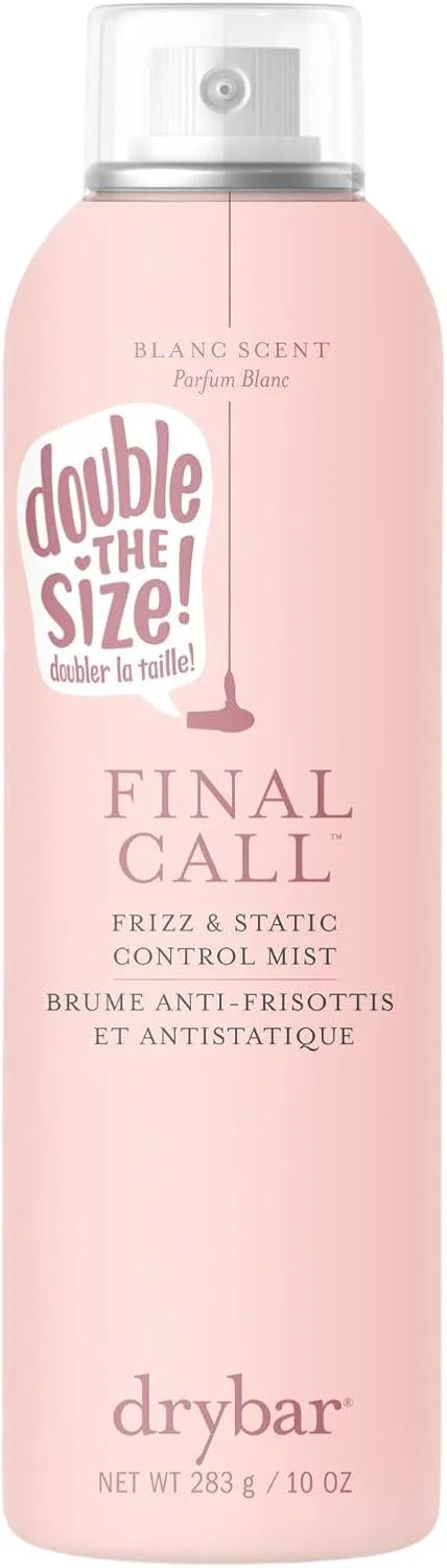 اسپری ضد وز و الکتریسیته ساکن مو Drybar Final Call با رایحه Blanc - سایز XL | از بین برنده وز مو برای حفظ حالت صاف و درخشان اسپری ضد وز و الکتریسیته ساکن مو Drybar Final Call با رایحه Blanc - سایز XL | از بین برنده وز مو برای حفظ حالت صاف و درخشان