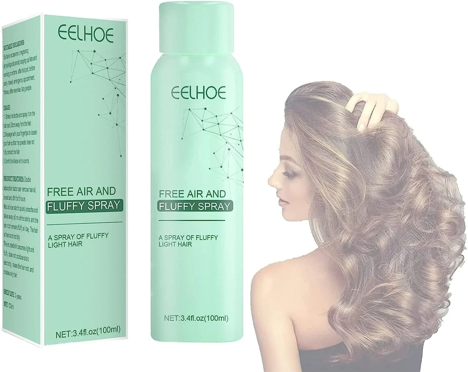 اسپری حجم دهنده مو، اسپری جادویی افزایش حجم مو، اسپری مو بدون نیاز به شستشو، حجم دهنده فوری، بدون چربی و چسبندگی، مناسب برای انواع مو (1 عدد) اسپری حجم دهنده مو، اسپری جادویی افزایش حجم مو، اسپری مو بدون نیاز به شستشو، حجم دهنده فوری، بدون چربی و چسبندگی، مناسب برای انواع مو (1 عدد)