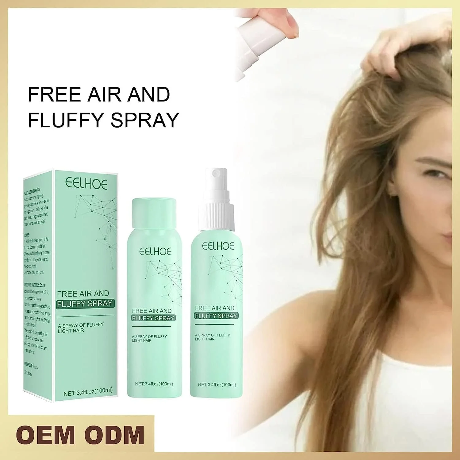 اسپری حجم دهنده مو، اسپری جادویی افزایش حجم مو، اسپری مو بدون نیاز به شستشو، حجم دهنده فوری، بدون چربی و چسبندگی، مناسب برای انواع مو (1 عدد) اسپری حجم دهنده مو، اسپری جادویی افزایش حجم مو، اسپری مو بدون نیاز به شستشو، حجم دهنده فوری، بدون چربی و چسبندگی، مناسب برای انواع مو (1 عدد)