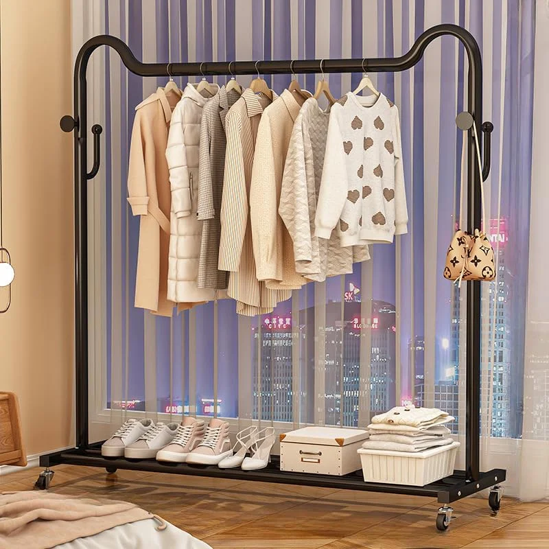 رگال لباس 150 سانتیمتری Aiwanto با طراحی گوش گربه، مناسب منزل، اداره و اتاق خواب، رگال فلزی سنگین با چرخ و 4 آویز، برای آویزان کردن لباس، کت، پیراهن، پلیور و دامن (مشکی) رگال لباس 150 سانتیمتری Aiwanto با طراحی گوش گربه، مناسب منزل، اداره و اتاق خواب، رگال فلزی سنگین با چرخ و 4 آویز، برای آویزان کردن لباس، کت، پیراهن، پلیور و دامن (مشکی)