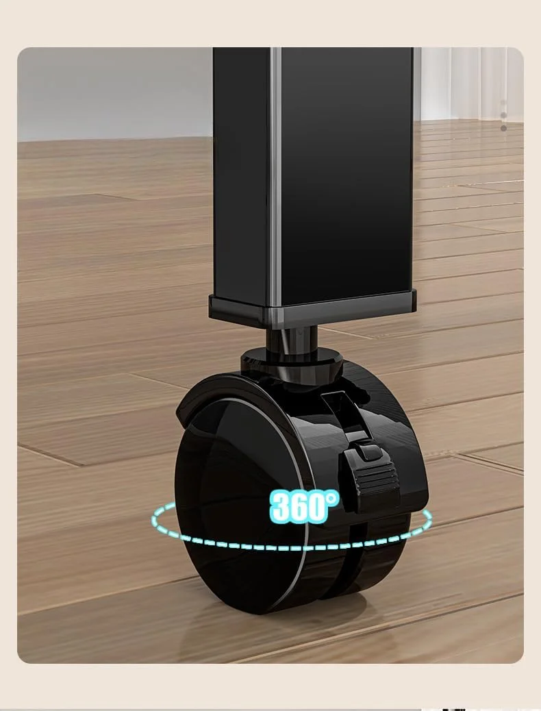 رگال لباس دو میله ای 150 سانتی متری Aiwanto با چرخ، سازمان دهنده کمد ایستاده با قفسه های ذخیره سازی، رگال آویز لباس سنگین با چرخ های قفل شونده برای اتاق خواب اداری منزل (سفید) رگال لباس دو میله ای 150 سانتی متری Aiwanto با چرخ، سازمان دهنده کمد ایستاده با قفسه های ذخیره سازی، رگال آویز لباس سنگین با چرخ های قفل شونده برای اتاق خواب اداری منزل (سفید)