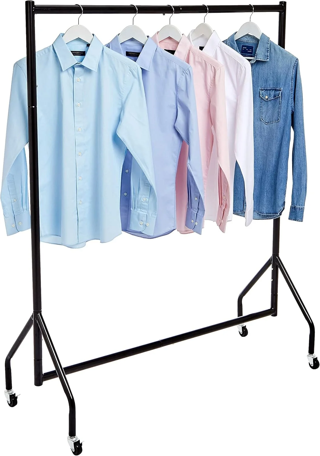 ریل لباس سنگین آمازون بیسیکس، 1.21 x 1.52 متر، مشکی