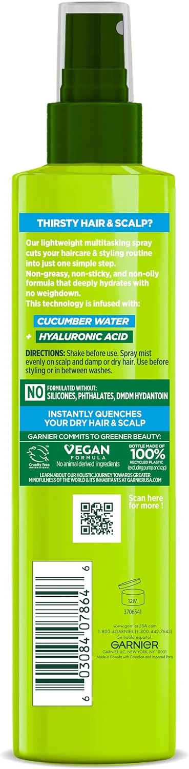 اسپری 10 در 1 آبرسان خالص گارنیه فروکتیس برای مو و پوست سر خشک، حاوی هیالورونیک اسید، 240 میلی لیتر (بسته بندی ممکن است متفاوت باشد) اسپری 10 در 1 آبرسان خالص گارنیه فروکتیس برای مو و پوست سر خشک، حاوی هیالورونیک اسید، 240 میلی لیتر (بسته بندی ممکن است متفاوت باشد)