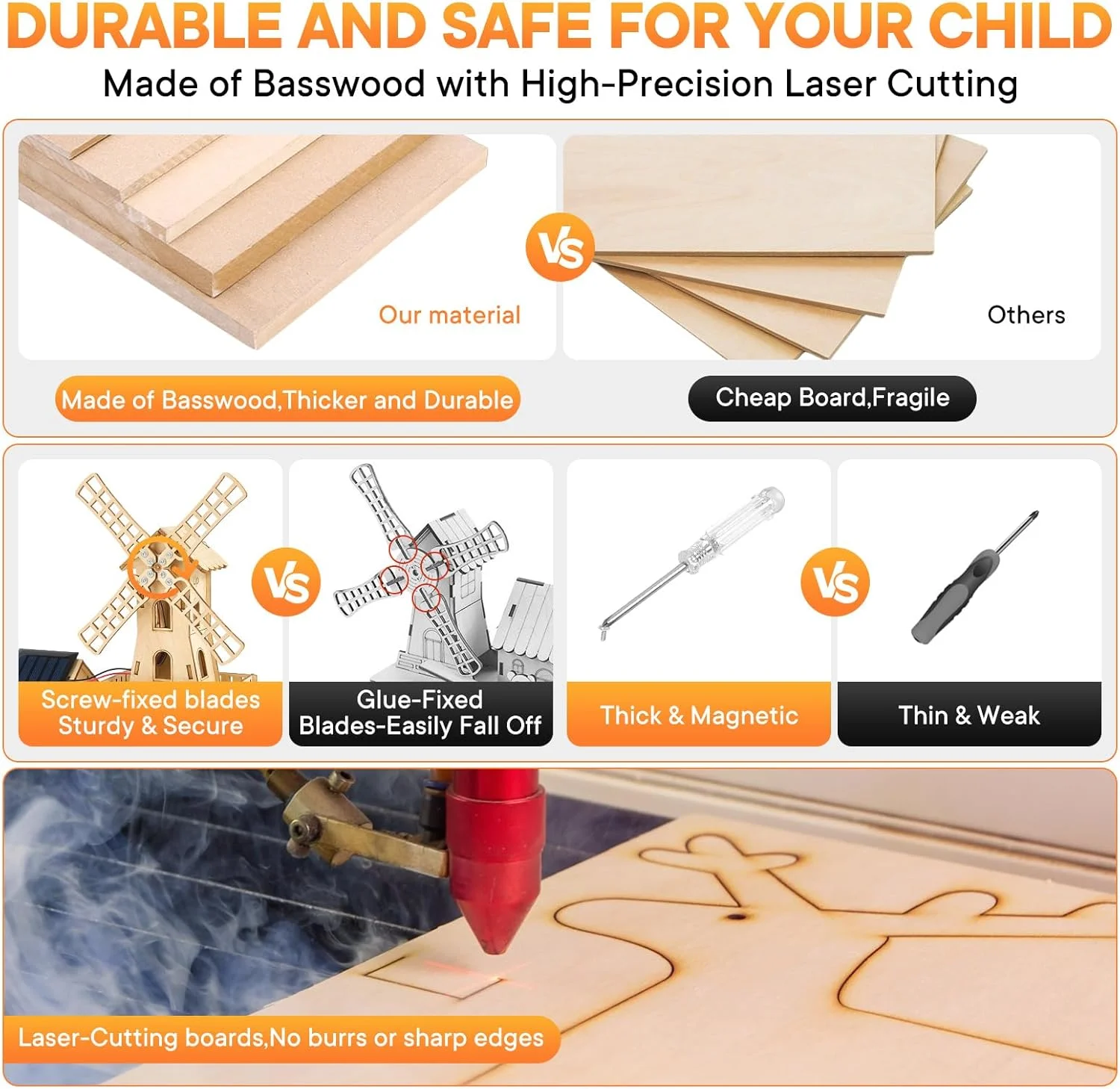 کیت پازل چوبی سه بعدی با انرژی خورشیدی - اسباب بازی ساخت آسیاب بادی، کاردستی علمی آموزشی برای کودکان 8-15 سال و بزرگسالان، پروژه ساخت مدل خلاقانه، دستورالعمل واضح انگلیسی. کیت پازل چوبی سه بعدی با انرژی خورشیدی - اسباب بازی ساخت آسیاب بادی، کاردستی علمی آموزشی برای کودکان 8-15 سال و بزرگسالان، پروژه ساخت مدل خلاقانه، دستورالعمل واضح انگلیسی.