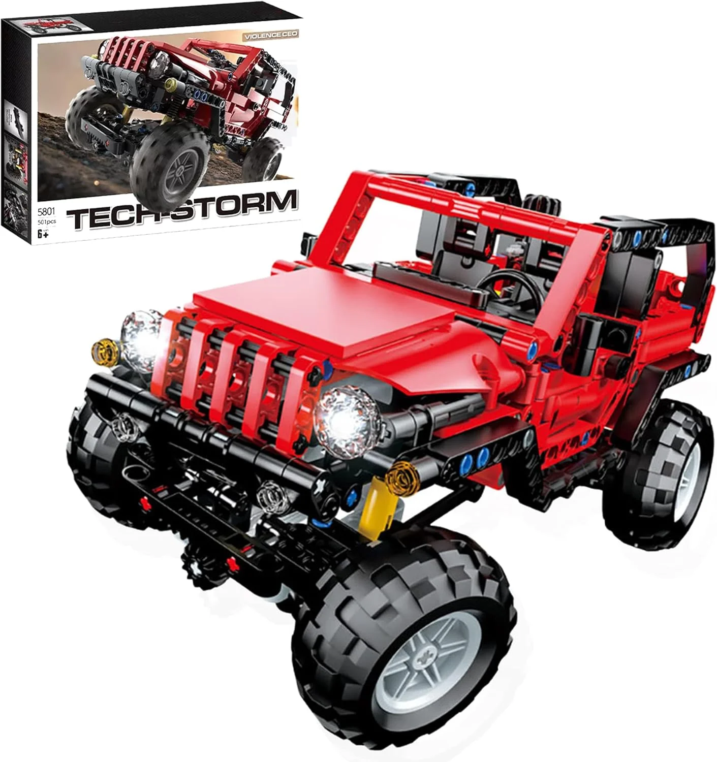 مجموعه بلوک ساختنی آموزشی ۵۰۱ تکه Swift برای کودکان - اسباب بازی های جذاب مدل ماشین، وسیله نقلیه پلاستیکی با کارایی بالا (قرمز، ۵۸۰۱) مجموعه بلوک ساختنی آموزشی ۵۰۱ تکه Swift برای کودکان - اسباب بازی های جذاب مدل ماشین، وسیله نقلیه پلاستیکی با کارایی بالا (قرمز، ۵۸۰۱)