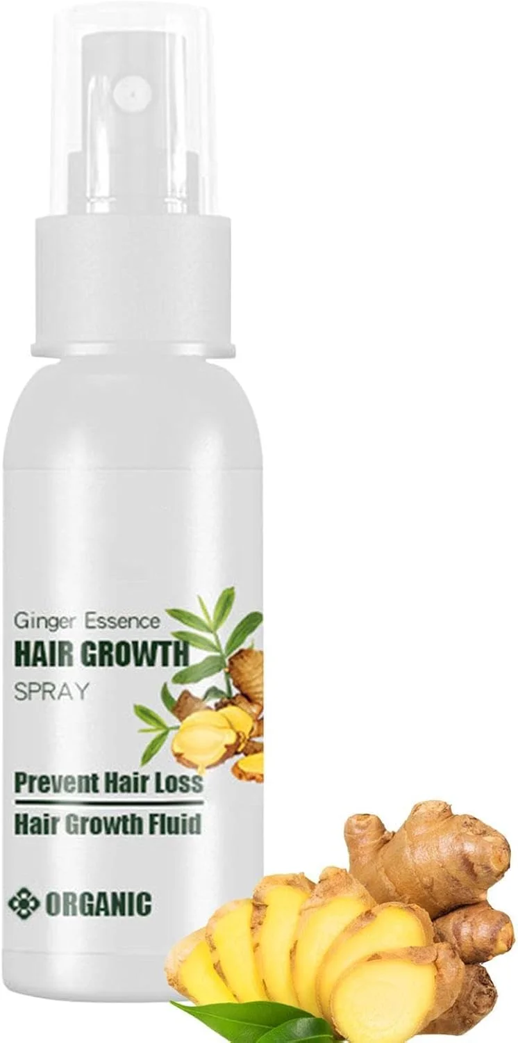 اسپری رشد مو زنجبیلی، اسانس ضخیم کننده مو 20 میلی لیتر - اسپری ضخیم کننده برای حجم دهی مو، اسانس زنجبیل مرطوب کننده، مراقبت طبیعی از پوست سر برای رشد مو اسپری رشد مو زنجبیلی، اسانس ضخیم کننده مو 20 میلی لیتر - اسپری ضخیم کننده برای حجم دهی مو، اسانس زنجبیل مرطوب کننده، مراقبت طبیعی از پوست سر برای رشد مو