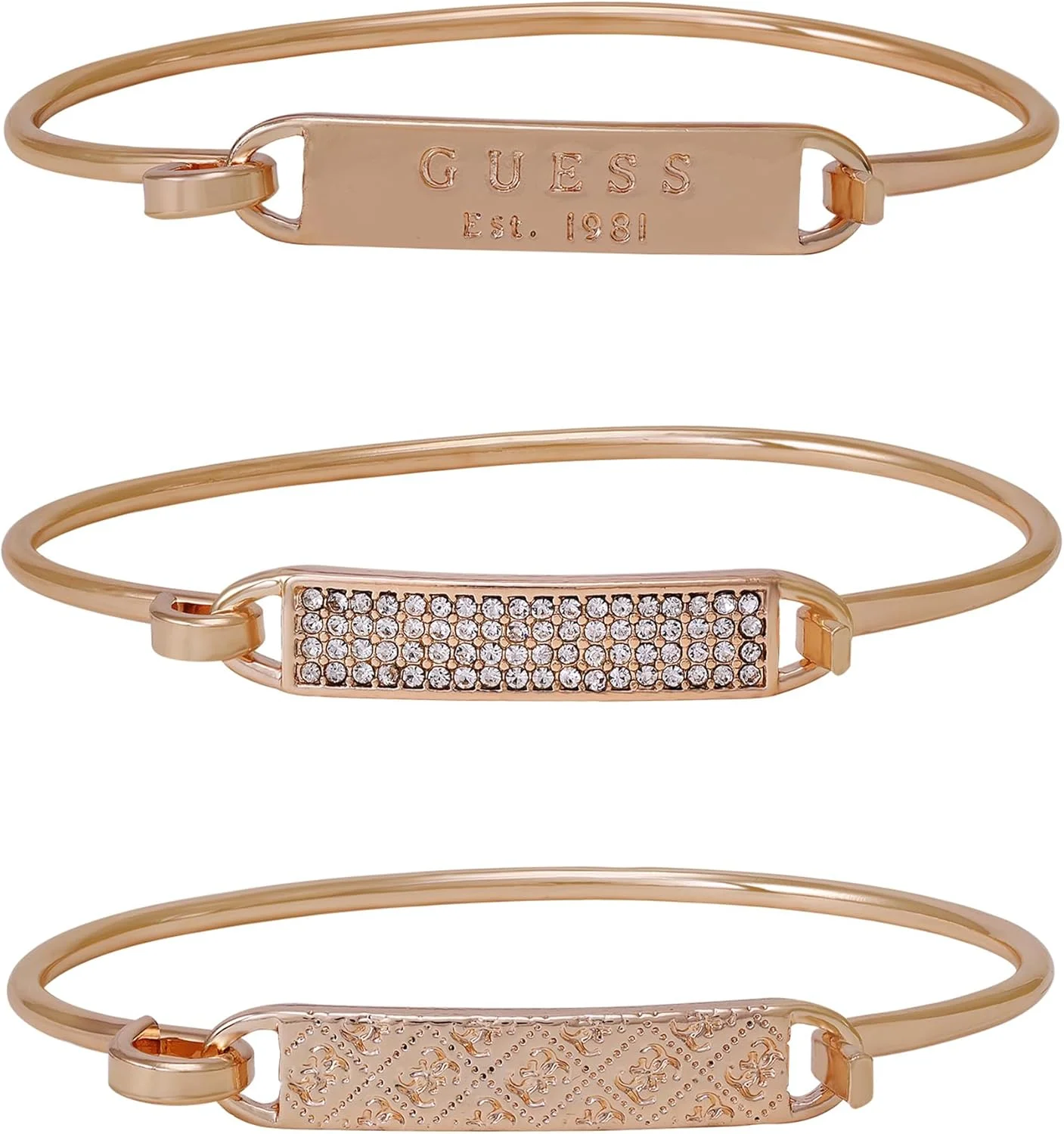 دستبند النگویی سه تکه گس