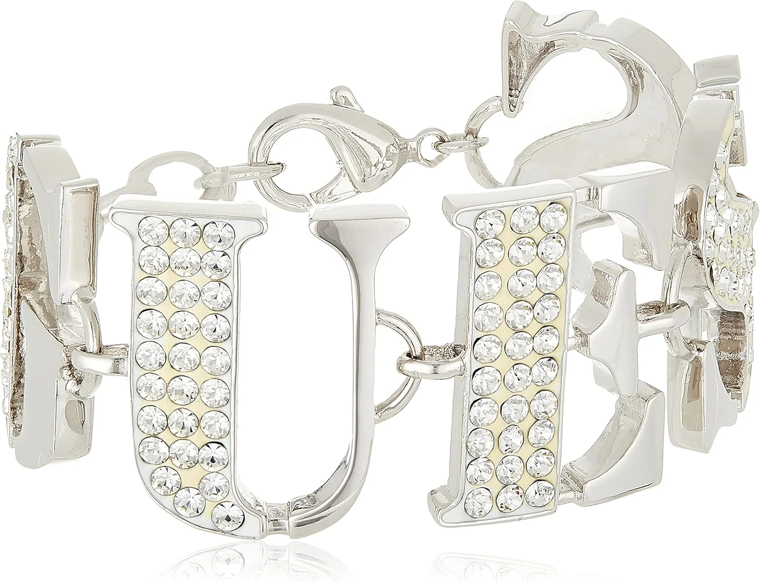 دستبند زنانه گس - مدل Log - نقره ای - UBB11203